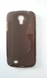 Силиконов гръб ТПУ S-Line за Samsung i9500 Galaxy S4 Черен